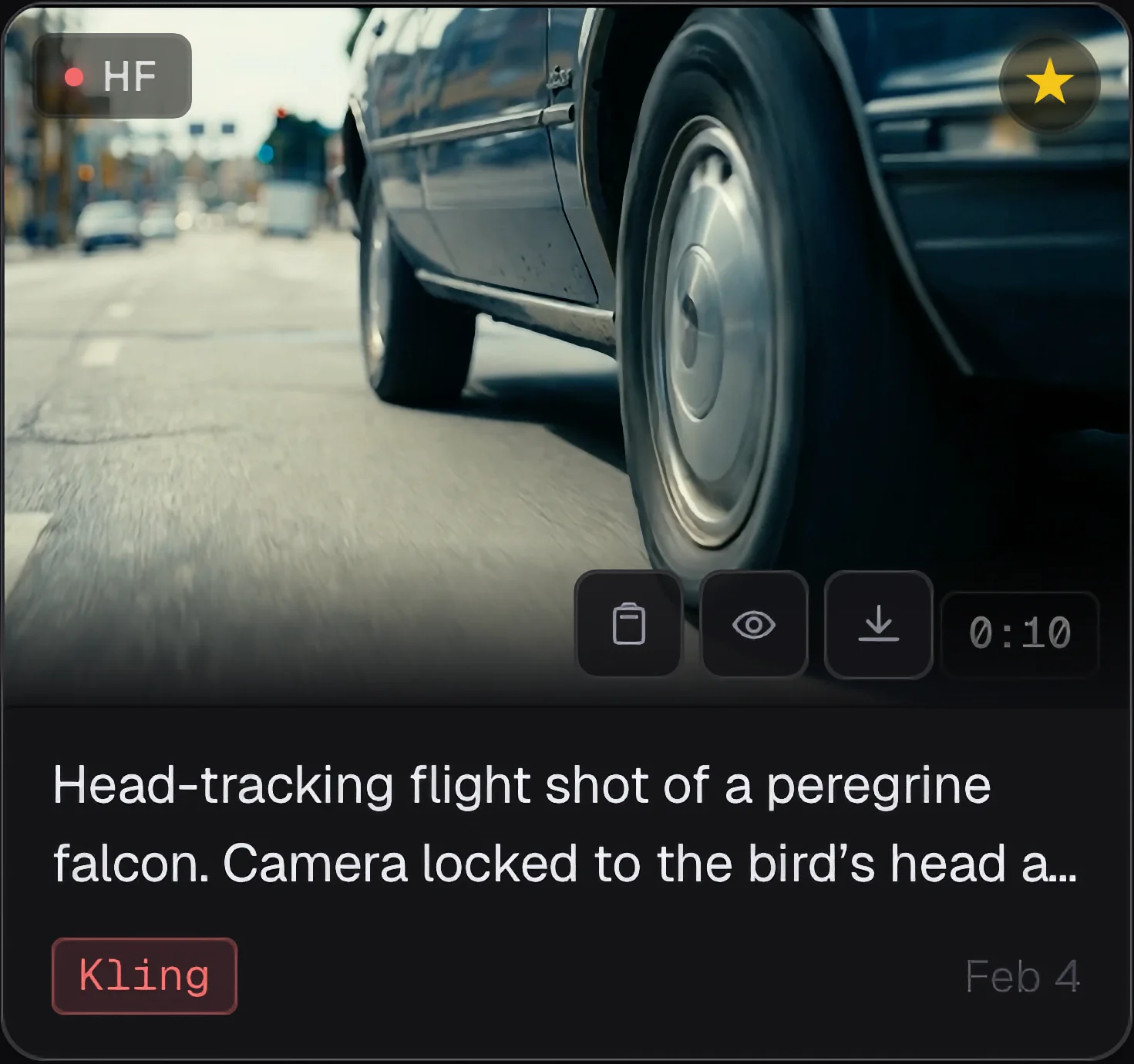 GenCatalog grid showing AI generations with source badges and model labels